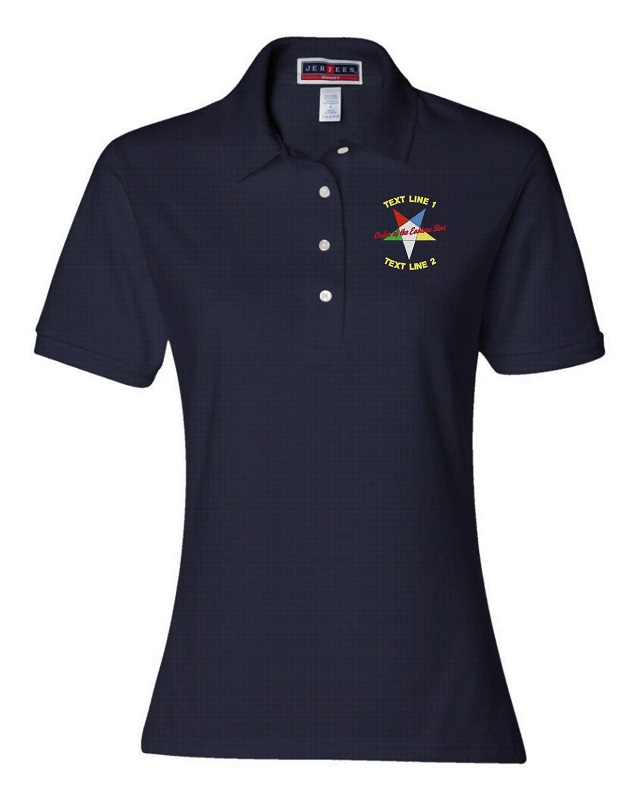 OES Eastern Star Ladies Polo (image for) OES Eastern Star Ladies Polo